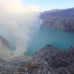 Ijen Volcano In Indonesia