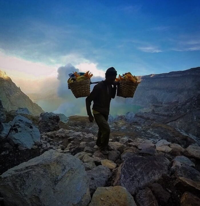 One of 10 Fascinating Facts about the Acid Crater Lake of Ijen