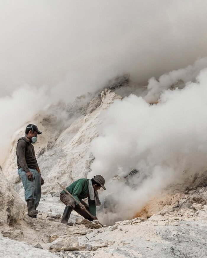 One fact of Facts about Ijen Sulfur Miners